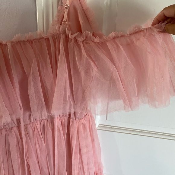 Pink Ruffled Boho Dress - Picture 5 of 9